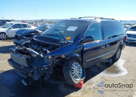 2002 Chrysler Town & Country Limited from USA, damaged, VIN 2C8GP64LX2R748795